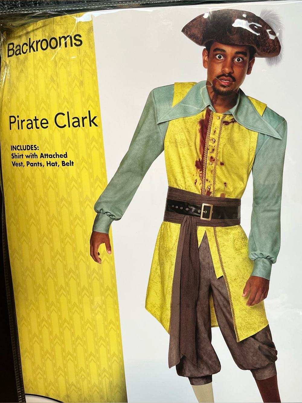 Backrooms Pirate Clark Costume Adult Men’s XL